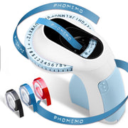 Etichettatrice meccanica portatile a rilievo Phomemo E975, larghezza di stampa 9 mm, With 3 Tapes Pink, With 3 Tapes Green, With 3 Tapes Blue, With 3 Tapes Black, With 6 Tapes Pink, With 6 Tapes Green, With 6 Tapes Blue, With 6 Tapes Black