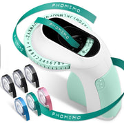 Etichettatrice meccanica portatile a rilievo Phomemo E975, larghezza di stampa 9 mm, With 3 Tapes Pink, With 3 Tapes Green, With 3 Tapes Blue, With 3 Tapes Black, With 6 Tapes Pink, With 6 Tapes Green, With 6 Tapes Blue, With 6 Tapes Black
