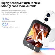 Fotocamera digitale CCD da 64 MP con funzione beauty, touchscreen scorrevole e lettore musicale., DC107 Black, DC107 White, DC107 Pink