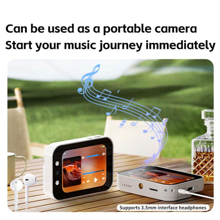 Fotocamera digitale CCD da 64 MP con funzione beauty, touchscreen scorrevole e lettore musicale., DC107 Black, DC107 White, DC107 Pink