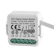Interruttore intelligente On/Off con controllo vocale remoto, modulo interruttore intelligente per ristrutturazione., ZigBee3.0 Neutral Live Wire 1CH, ZigBee3.0 Neutral Live Wire 2CH, ZigBee3.0 Neutral Live Wire 3CH, ZigBee3.0 Neutral Live Wire 4CH    ...