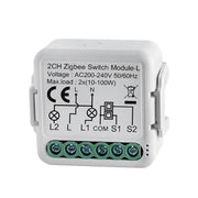 Interruttore intelligente On/Off con controllo vocale remoto, modulo interruttore intelligente per ristrutturazione., ZigBee3.0 Neutral Live Wire 1CH, ZigBee3.0 Neutral Live Wire 2CH, ZigBee3.0 Neutral Live Wire 3CH, ZigBee3.0 Neutral Live Wire 4CH    ...