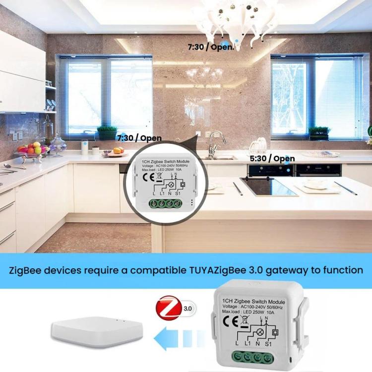 Interruttore intelligente ZigBee 3.0 con controllo vocale