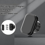Testa magnetica per supporto per telefono da auto, accessori per testa magnetica quadrata con snodo sferico da 17 mm, Square