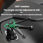 2 basi di montaggio a forma di chiocciola per auto, accessori per il montaggio del telefono sulla bocchetta dell'aria., Car Air Vent Phone Mount