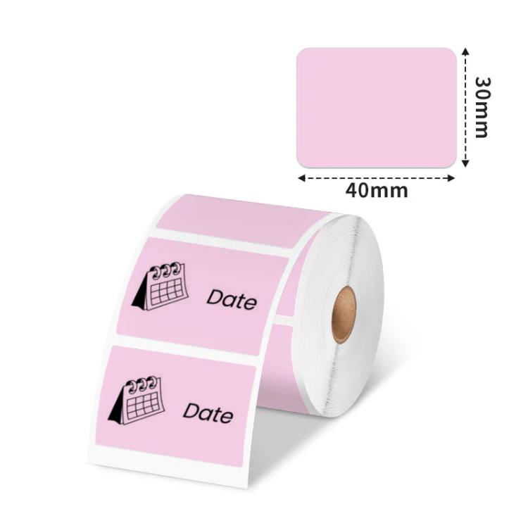 Etichette termiche 3 in 1 Phomemo 40x30mm per stampante M110 (blu/rosa/kaki)