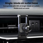 Supporto per telefono da auto con clip in linea, base scorrevole per bocchetta dell'aria, accessori per veicoli, In-Line Clip