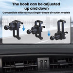 Supporto per telefono da auto con clip in linea, base scorrevole per bocchetta dell'aria, accessori per veicoli, In-Line Clip