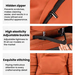 Set di poggiatesta in pelle antimacchia per auto, cuscino per il collo e supporto lombare per auto., Headrest Black, Headrest Brown, Headrest Red, Backrest Black, Backrest Brown, Backrest Red, Headrest+Backrest Black, Headrest+Backrest Brwon           ...