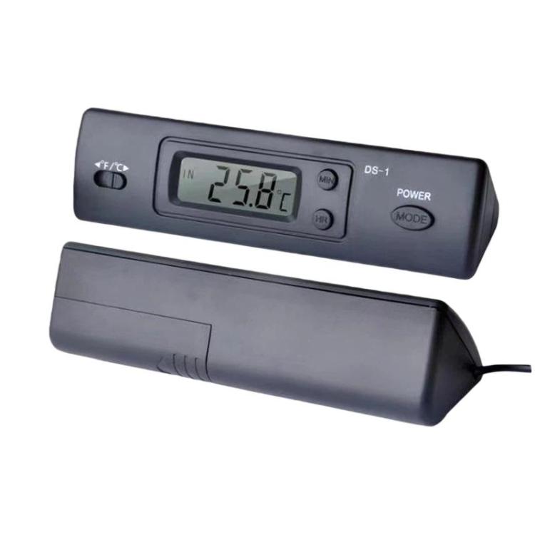 Mini termometro digitale elettronico impermeabile con ampio display, integrato.