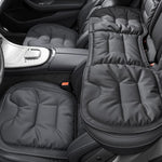 Cuscino per sedile auto, spesso e antiscivolo, per sedili anteriori e posteriori., Front Seat Cushion Black, Front Seat Cushion Brown, Front Seat Cushion Red, Back Cushion Black, Back Cushion Brown, Back Cushion Red, Rear Seat Cushion Black            ...