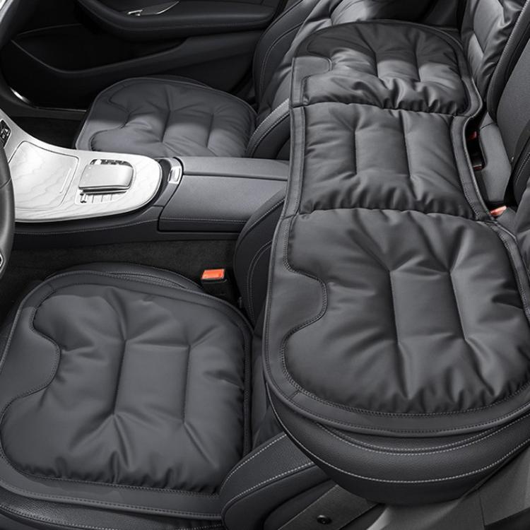 Cuscino per sedile auto, spesso e antiscivolo, per sedili anteriori e posteriori., Front Seat Cushion Black, Front Seat Cushion Brown, Front Seat Cushion Red, Back Cushion Black, Back Cushion Brown, Back Cushion Red, Rear Seat Cushion Black            ...