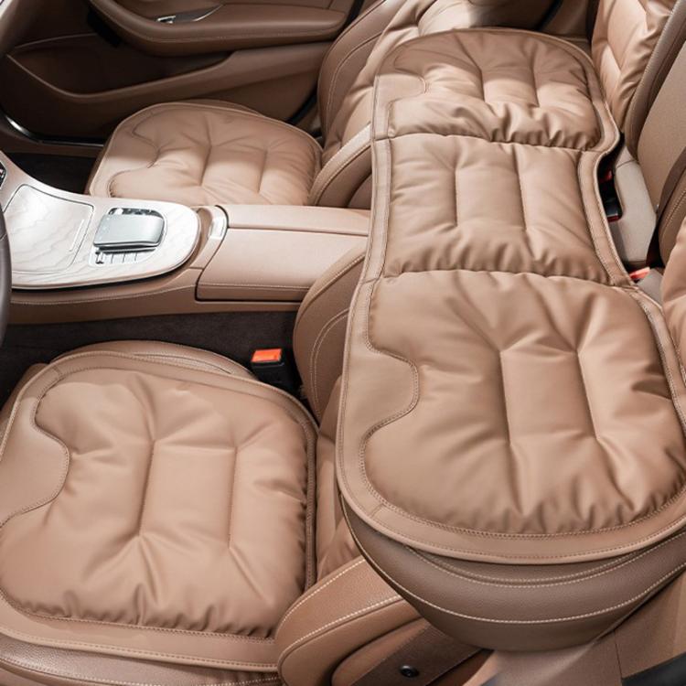 Cuscino per sedile auto, spesso e antiscivolo, per sedili anteriori e posteriori., Front Seat Cushion Black, Front Seat Cushion Brown, Front Seat Cushion Red, Back Cushion Black, Back Cushion Brown, Back Cushion Red, Rear Seat Cushion Black            ...