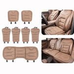 Cuscino per sedile auto, spesso e antiscivolo, per sedili anteriori e posteriori., Front Seat Cushion Black, Front Seat Cushion Brown, Front Seat Cushion Red, Back Cushion Black, Back Cushion Brown, Back Cushion Red, Rear Seat Cushion Black            ...