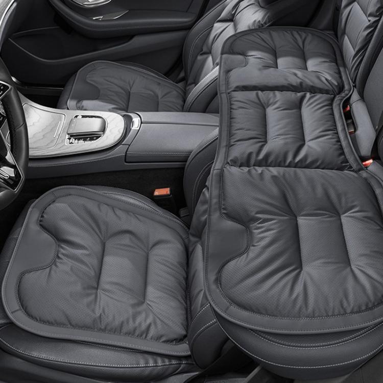 Cuscino per sedile auto, spesso e antiscivolo, per sedili anteriori e posteriori., Front Seat Cushion Black, Front Seat Cushion Brown, Front Seat Cushion Red, Back Cushion Black, Back Cushion Brown, Back Cushion Red, Rear Seat Cushion Black            ...