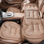 Cuscino per sedile auto, spesso e antiscivolo, per sedili anteriori e posteriori., Front Seat Cushion Black, Front Seat Cushion Brown, Front Seat Cushion Red, Back Cushion Black, Back Cushion Brown, Back Cushion Red, Rear Seat Cushion Black            ...
