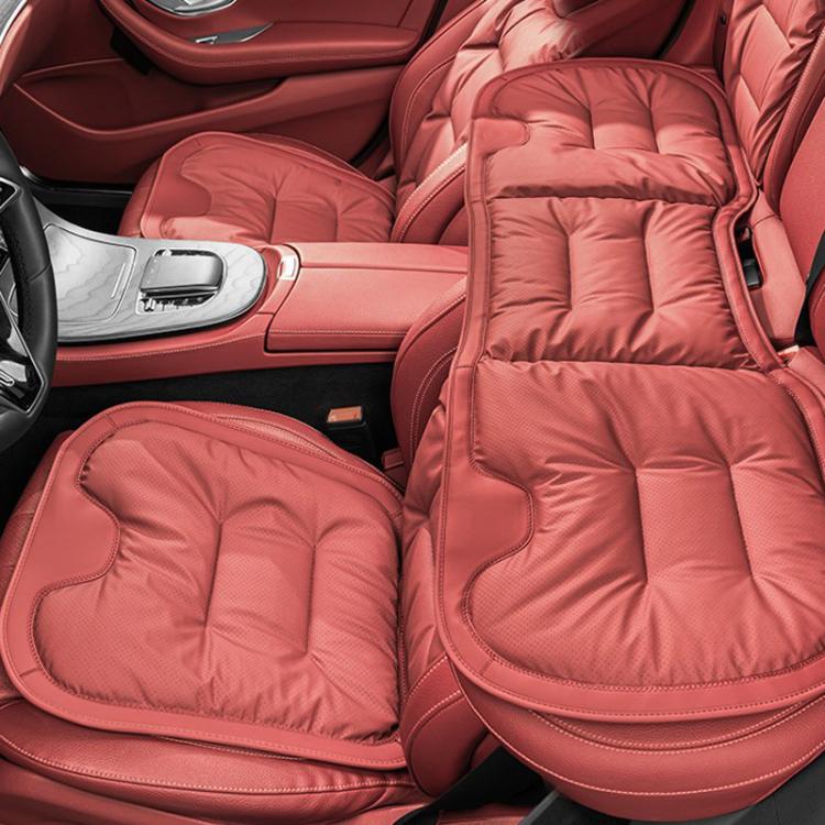 Set cuscini per sedile auto in pelle nappa antiscivolo