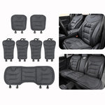 Cuscino per sedile auto, spesso e antiscivolo, per sedili anteriori e posteriori., 3pcs Perforated Seat Cushion Red, 7pcs Perforated Seat Cushion Black, 7pcs Perforated Seat Cushion Brown, 7pcs Perforated Seat Cushion Red, Perforated Back Cushion Black...