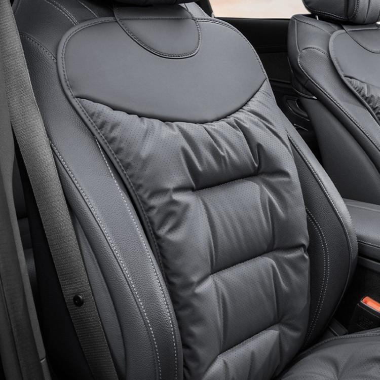Cuscino per sedile auto, spesso e antiscivolo, per sedili anteriori e posteriori., 3pcs Perforated Seat Cushion Red, 7pcs Perforated Seat Cushion Black, 7pcs Perforated Seat Cushion Brown, 7pcs Perforated Seat Cushion Red, Perforated Back Cushion Black...