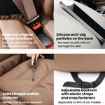 Cuscino per sedile auto, spesso e antiscivolo, per sedili anteriori e posteriori., Front Seat Cushion Black, Front Seat Cushion Brown, Front Seat Cushion Red, Back Cushion Black, Back Cushion Brown, Back Cushion Red, Rear Seat Cushion Black            ...