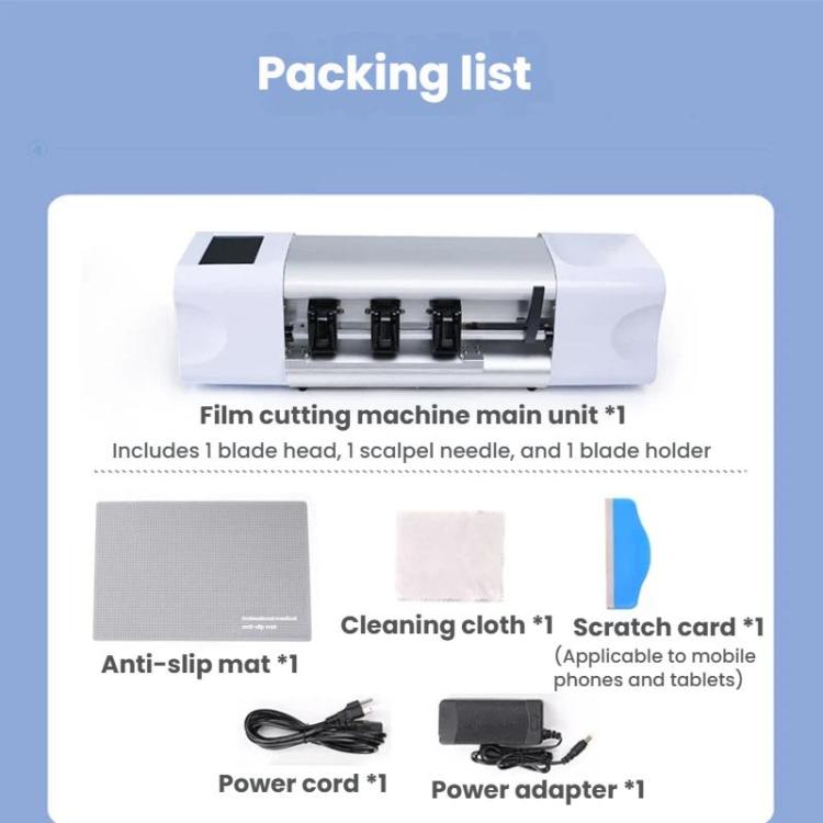 Macchina per il taglio di pellicole per cellulari, macchina da taglio automatica intelligente con lama, EU Plug, UK Plug, US Plug