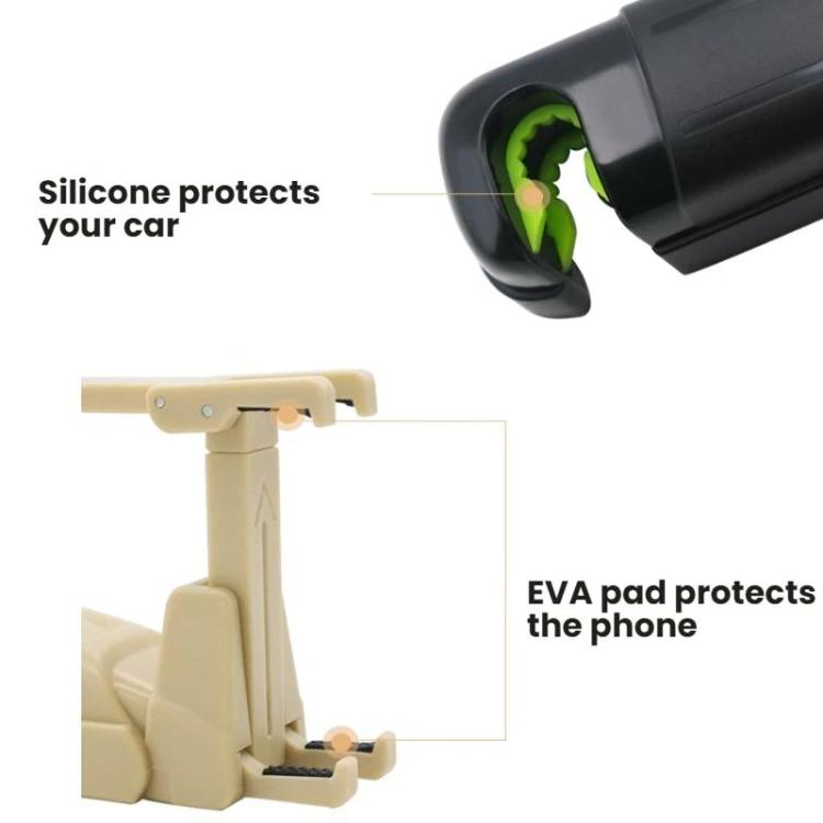 Supporto per telefono da auto estensibile con gancio nascosto