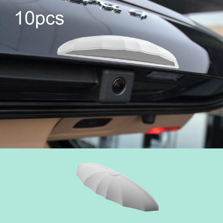 10 pezzi di protezioni antipioggia in silicone per telecamera di retromarcia per auto