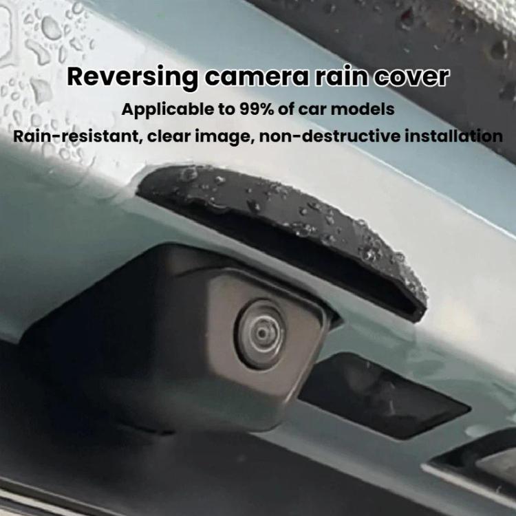 10 pezzi di protezioni antipioggia in silicone per telecamera di retromarcia per auto