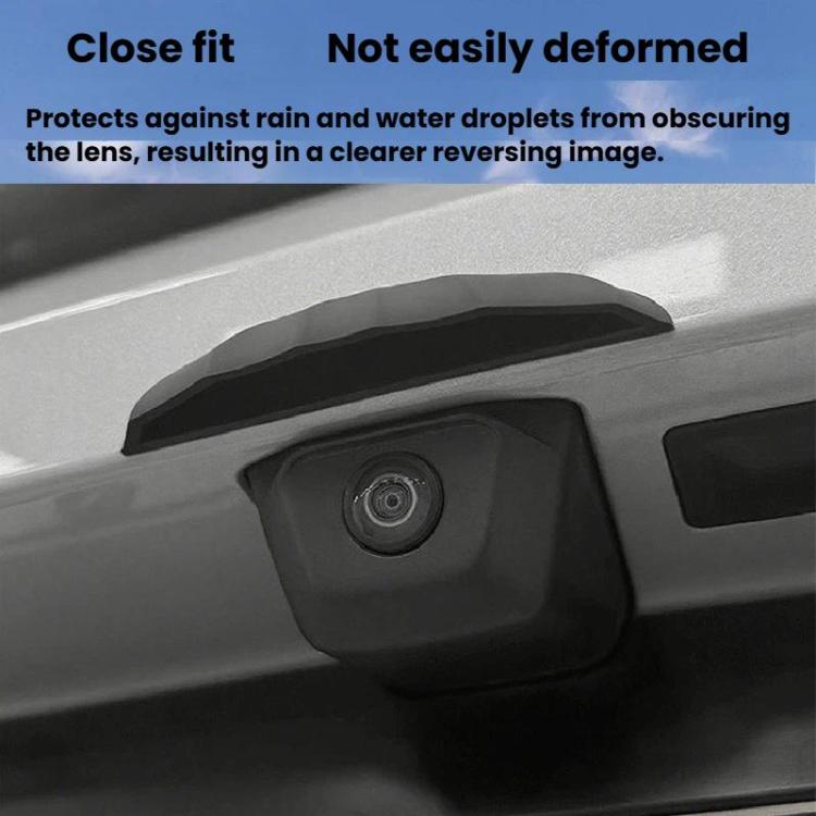 10 pezzi di protezioni antipioggia in silicone per telecamera di retromarcia per auto