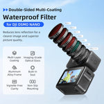 Filtro per obiettivo impermeabile aMagins per DJI Osmo Nano, UV, CPL, ND8+ND16+ND32+ND64, CPL+ND8+ND16+ND32, Mist 1/4
