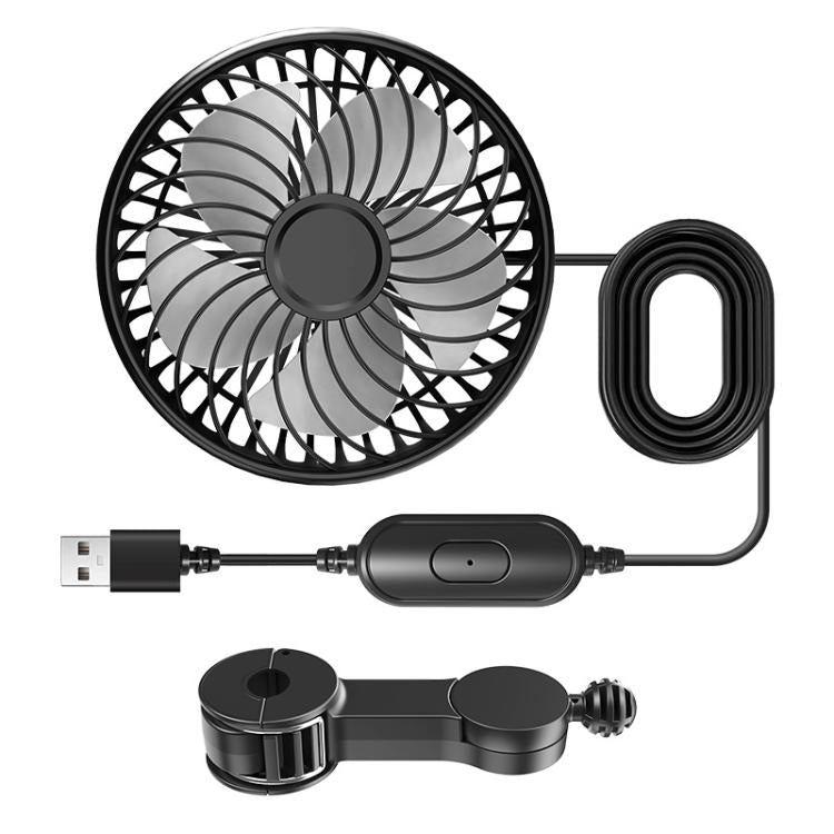 Ventola posteriore per auto con USB e 3 velocità