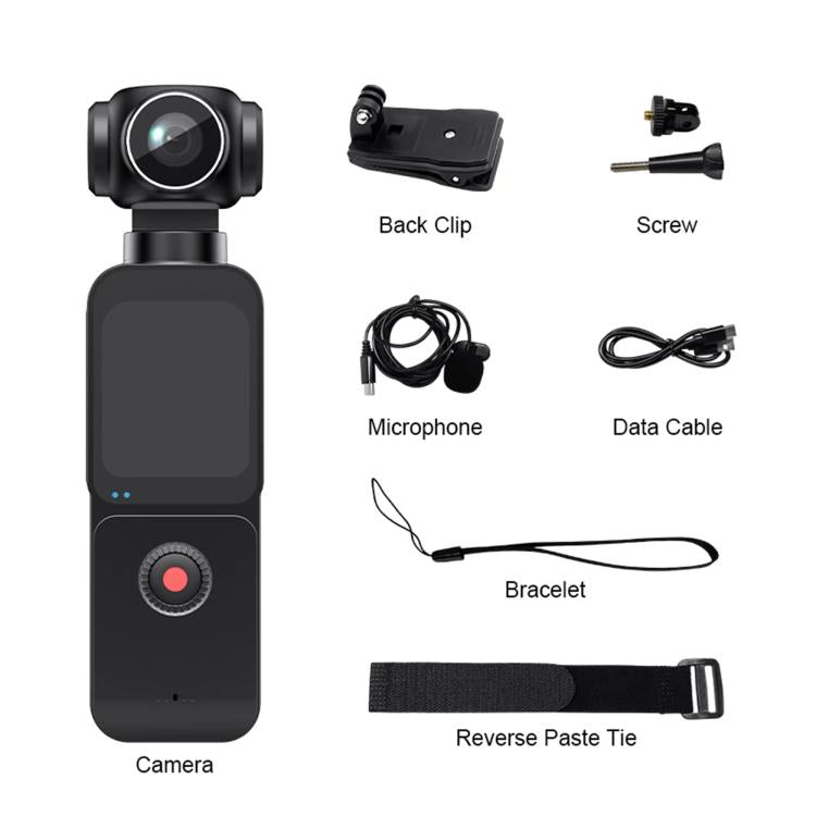 Videocamera sportiva HD 5K per esterni, fotocamera digitale portatile, Touch Screen