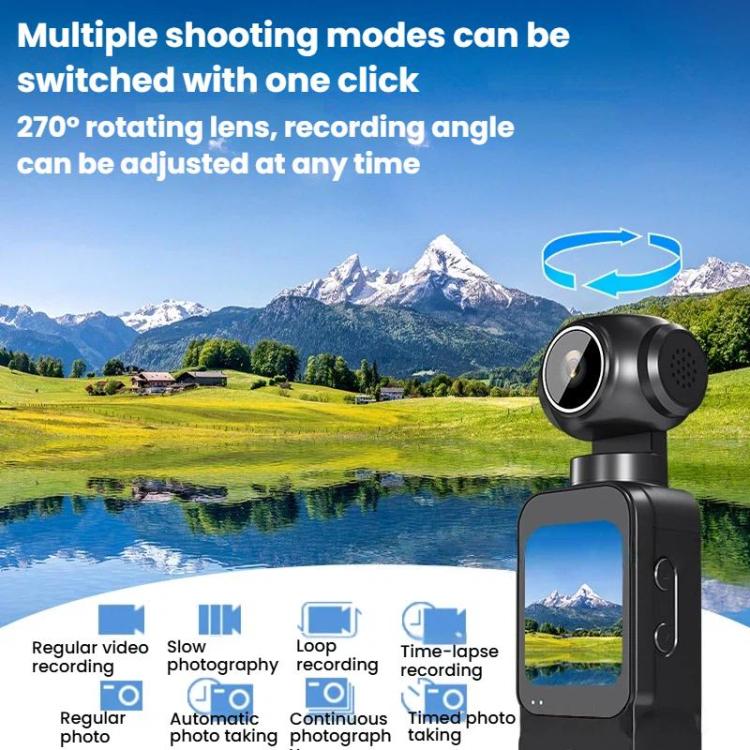 Videocamera sportiva HD 5K per esterni, fotocamera digitale portatile, Touch Screen