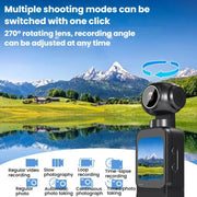 Videocamera sportiva HD 5K per esterni, fotocamera digitale portatile, Touch Screen