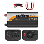 Inverter di potenza a onda sinusoidale pura XUYUAN da 12V/24V a 110V con spina USA, 800W Black, 1400W Black, 2000W Black, 3000W Black, 3600W Black, 4000W Black, 800W Red, 1400W Red, 2000W Red, 3000W Red