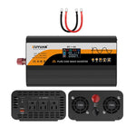 Inverter di potenza a onda sinusoidale pura XUYUAN da 12V/24V a 110V con spina USA, 800W Black, 1400W Black, 2000W Black, 3000W Black, 3600W Black, 4000W Black, 800W Red, 1400W Red, 2000W Red, 3000W Red