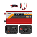 Inverter di potenza a onda sinusoidale pura XUYUAN da 12V/24V a 110V con spina USA, 800W Black, 1400W Black, 2000W Black, 3000W Black, 3600W Black, 4000W Black, 800W Red, 1400W Red, 2000W Red, 3000W Red