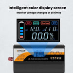 Inverter di potenza a onda sinusoidale pura XUYUAN da 12V/24V a 110V con spina USA, 800W Black, 1400W Black, 2000W Black, 3000W Black, 3600W Black, 4000W Black, 800W Red, 1400W Red, 2000W Red, 3000W Red