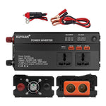 Convertitore di potenza per auto XUYUAN da 12V/24V a 220V con display a LED., 600W, 1200W, 2000W