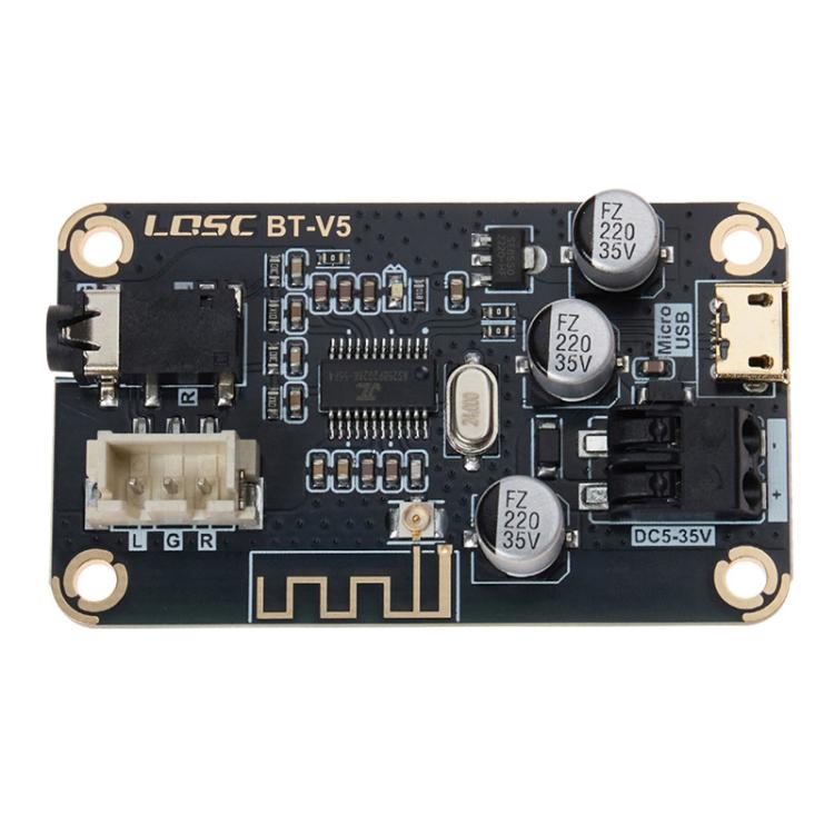 Scheda di decodifica MP3 Bluetooth 5.1, modulo ricevitore audio per auto modificato fai-da-te senza perdita di dati, LQSC BT-V5