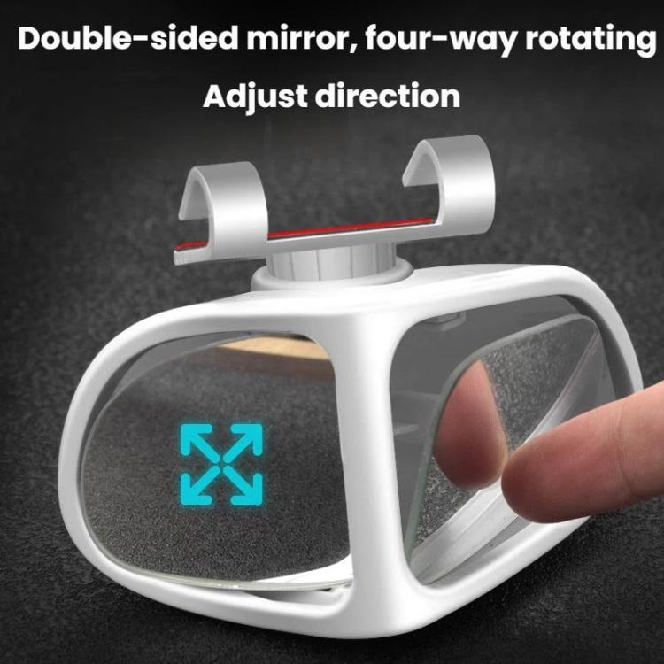 Specchietto retrovisore grandangolare regolabile a 360 gradi per auto, con assistenza per l'angolo cieco., Black Left, Black Right, White Left, White Right, Red Left, Red Right, Blue Left, Blue Right