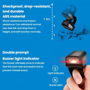 Scanner Bluetooth ad anello 2D, mini scanner di codici a barre wireless per la logistica di magazzino., Z01D