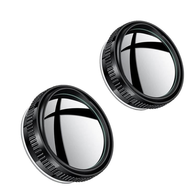 Specchietto retrovisore grandangolare per auto con ventosa e protezione antipioggia, Silver, Black, White, Red, Blue