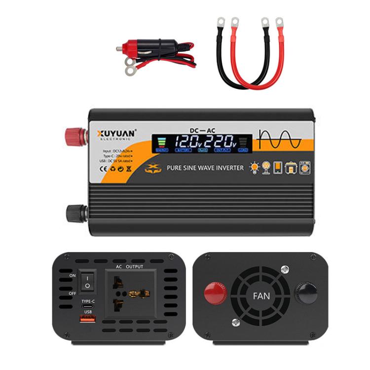 Convertitore di potenza auto 12V/24V a 220V 800-4000W