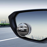 Specchietto retrovisore per auto con ventosa, regolabile a 360 gradi e ampio campo visivo., Silver Pattern, Black Pattern, White Pattern