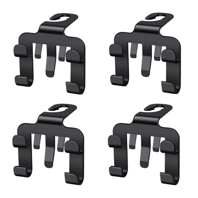 Set di 4 ganci multifunzionali per sedile auto