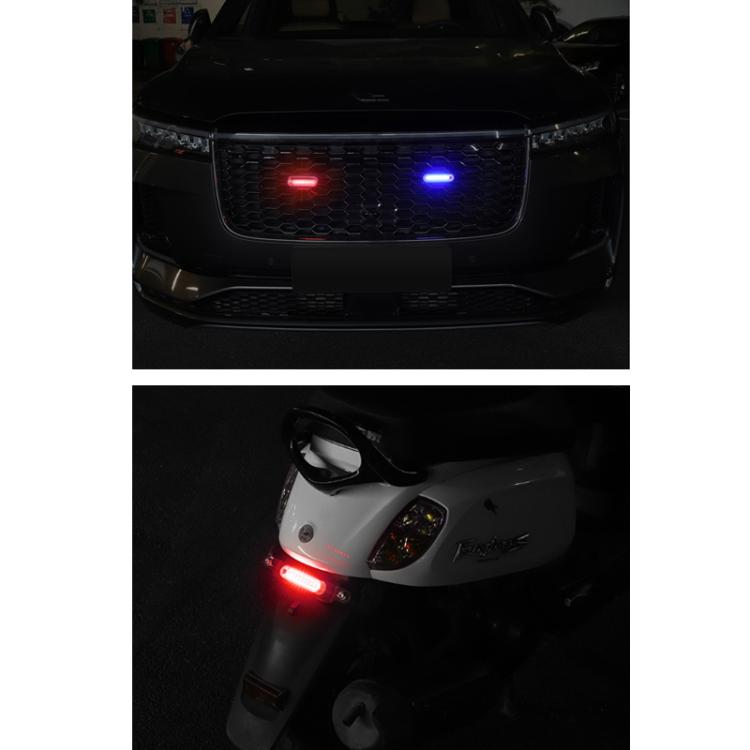 Luci posteriori lampeggianti di segnalazione di incidente automobilistico a energia solare