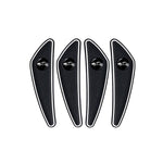 Set di 4 protezioni angolari antigraffio per specchietti retrovisori delle portiere dell'auto., Black, Red, White, Gray, Luminous