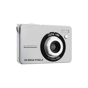 Fotocamera digitale entry-level CDF6 con fotocamera da 64 MP, registrazione video 4K, autofocus, schermo LCD da 2,8 pollici e flash integrato.