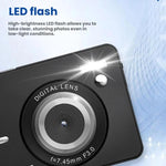 Fotocamera digitale 64MP 4K con autofocus e flash